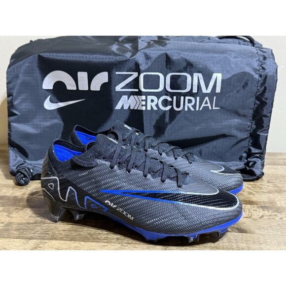 Nike Zoom Vapor 15 Elite FG | Shadow Pack - Black Blue |Multi Sizes | DJ4978-040 - Picture 1 of 11